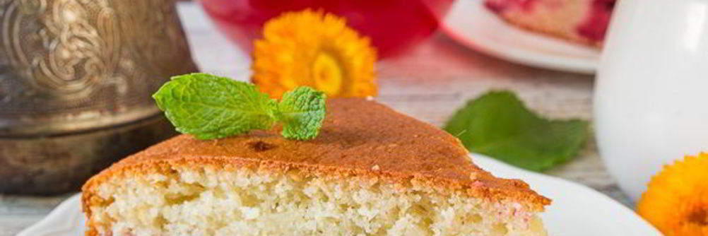 Манник с малиной