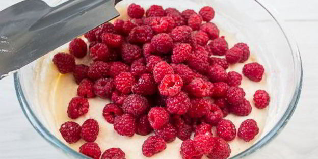 манник с малиной