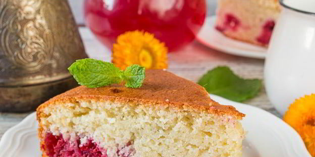 манник с малиной