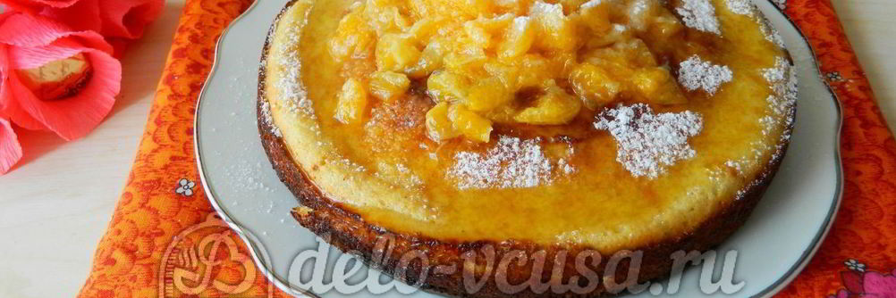 Манник с мандаринами