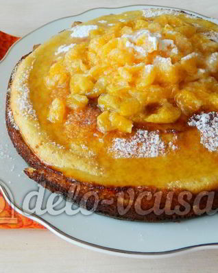 Манник с мандаринами