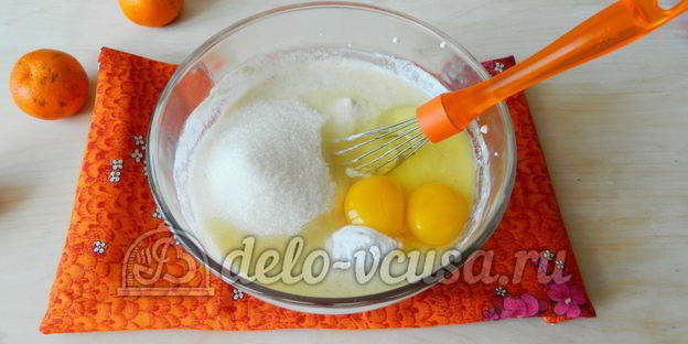 манник с мандаринами