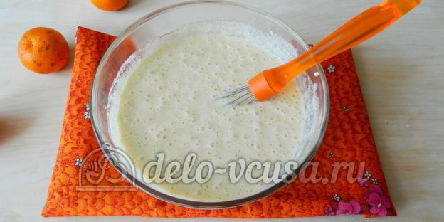 манник с мандаринами