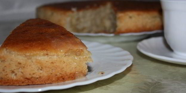 постный манник с лимонной начинкой