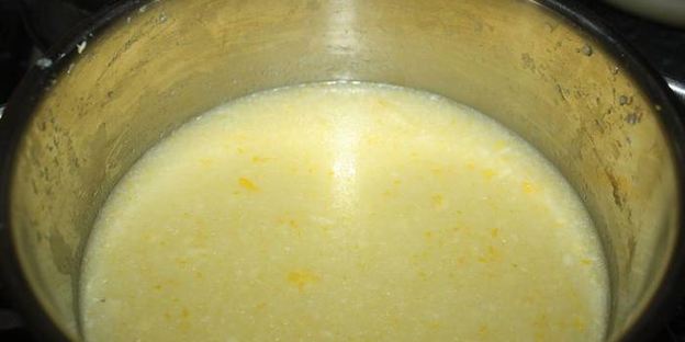 постный манник с лимонной начинкой