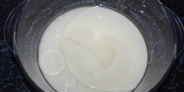 постный манник с лимонной начинкой