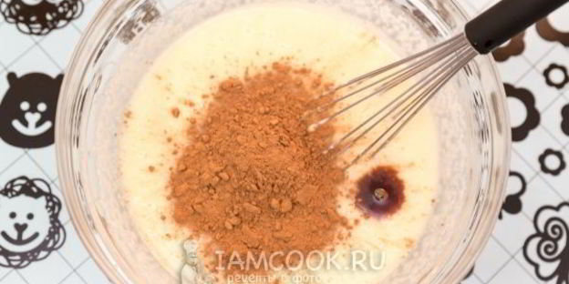 постный шоколадный манник с какао