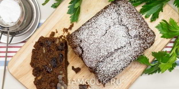 постный шоколадный манник с какао