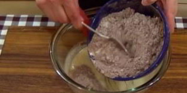 постный шоколадный манник