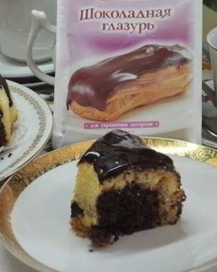 Шоколадно-лимонный манник