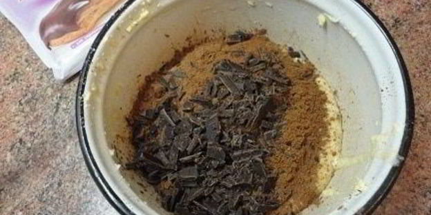 шоколадно-лимонный манник