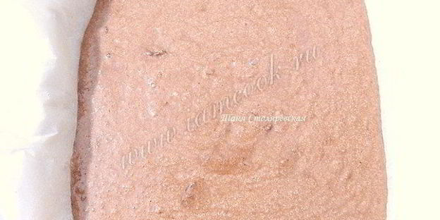 шоколадный манник на сметане