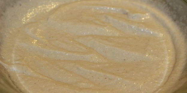 шоколадный манник с халвой