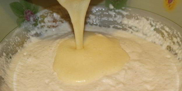 шоколадный манник с халвой