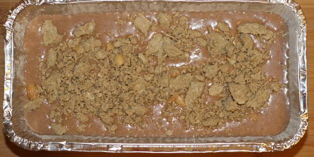 шоколадный манник с халвой