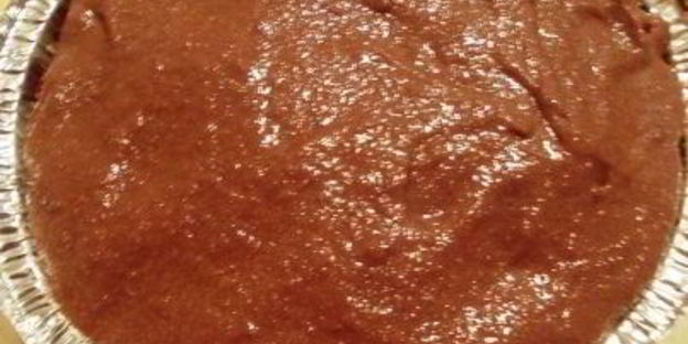 шоколадный манник с ягодами