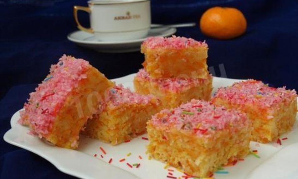 Рецепт тыквенного манника с кокосом и лимоном