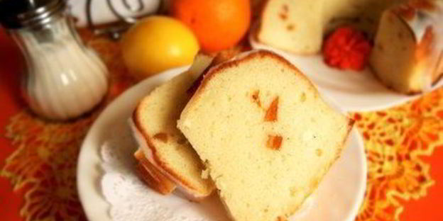 тыквенный манник с лимонной пропиткой