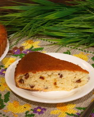 Вкусный манник на кефире