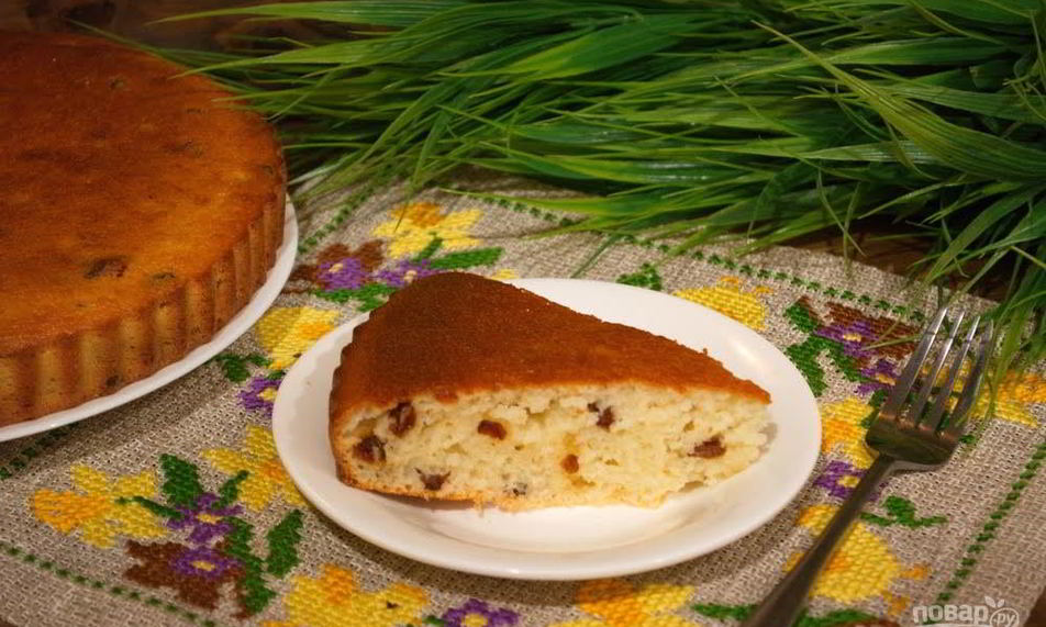 Рецепт вкусного манника на кефире