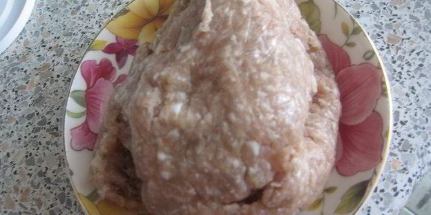 бабушкины оладьи с мясом и яблоками