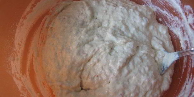 бабушкины оладьи с мясом и яблоками