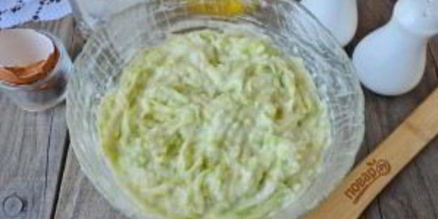 быстрые оладьи из кабачков