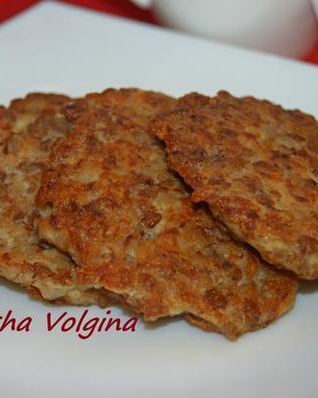 Гречневые оладушки с ветчиной и сыром