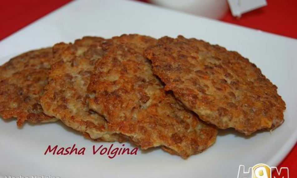 Рецепт гречневых оладушек с ветчиной и сыром