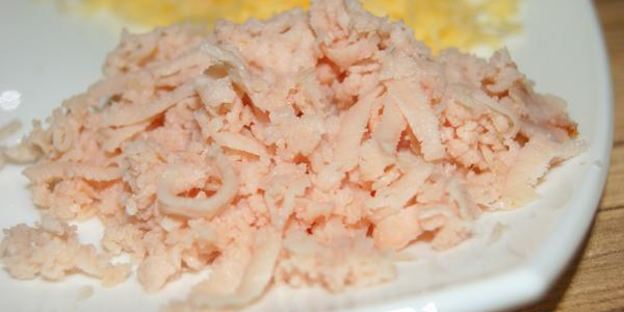 гречневые оладушки с ветчиной и сыром