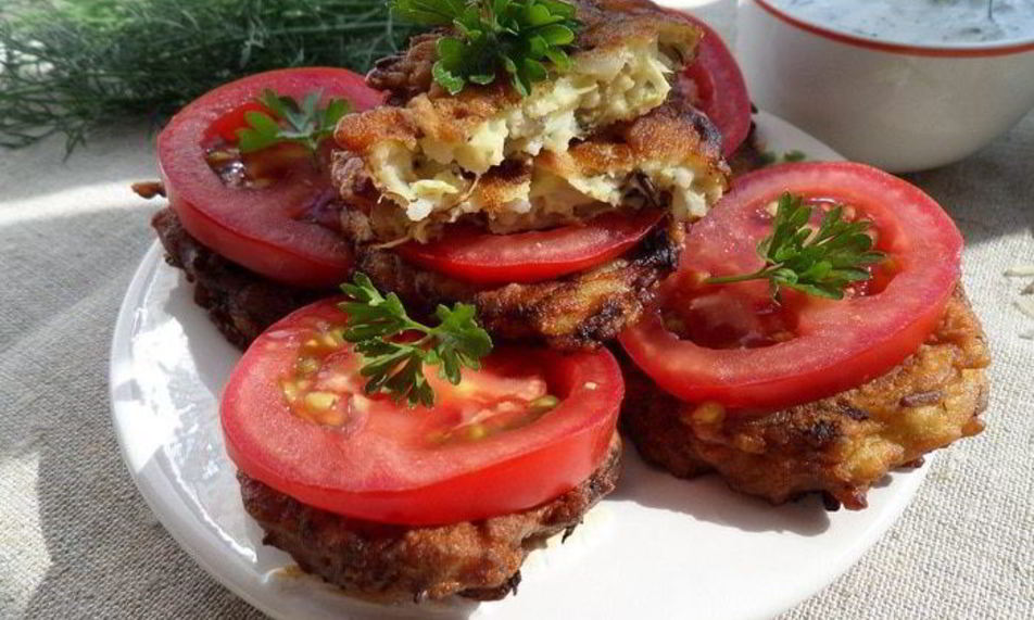 Рецепт кабачкова-рисовых оладьи