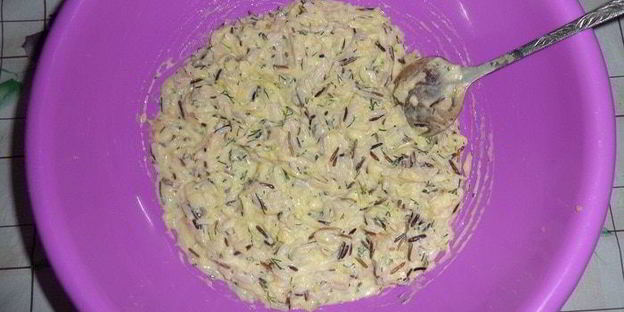 кабачково-рисовые оладьи