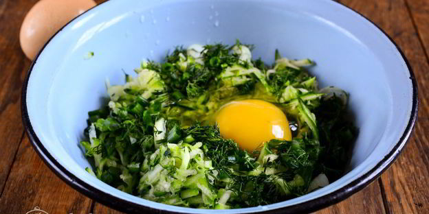 кабачковые оладьи с сыром