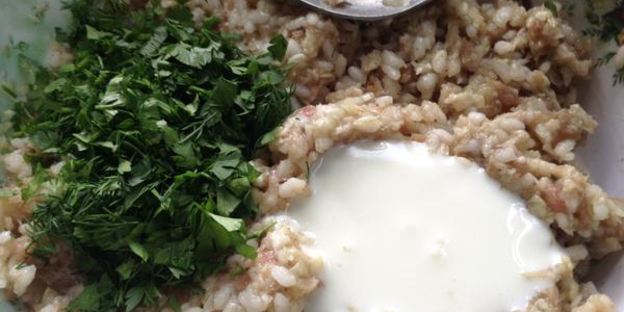 капустно-рисовые оладьи к завтраку