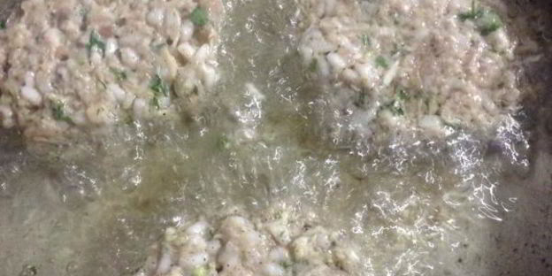 капустно-рисовые оладьи к завтраку