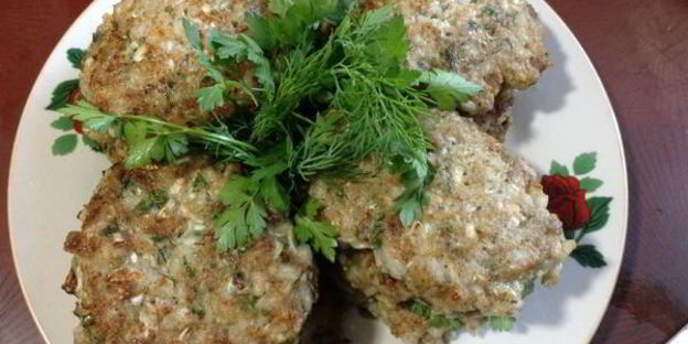 капустно-рисовые оладьи к завтраку