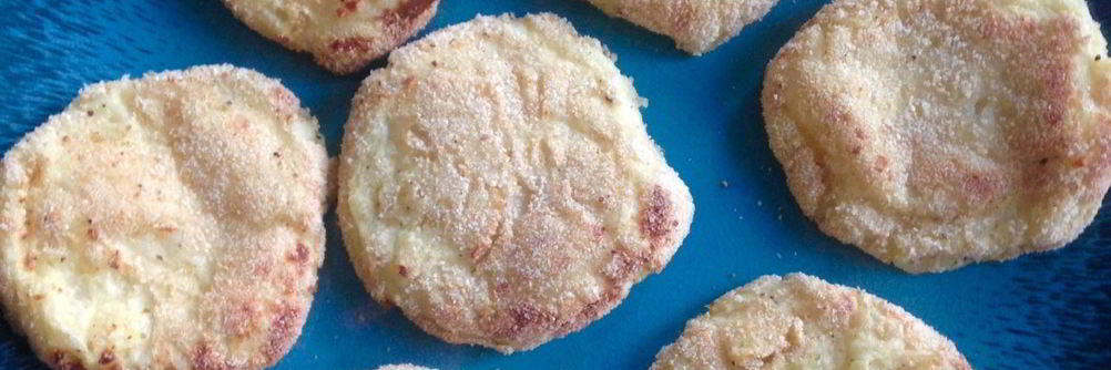 Картофельные оладьи с творогом