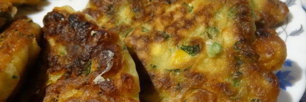 Кукурузные оладьи