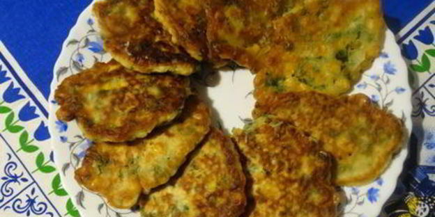 кукурузные оладьи