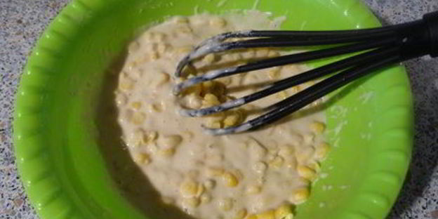 кукурузные оладьи