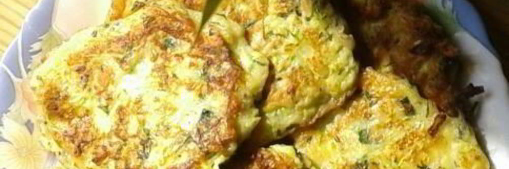 Легкие кабачковые оладьи