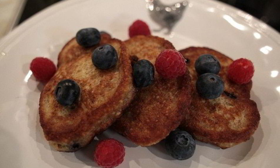 Рецепт миндально-банановых оладушки