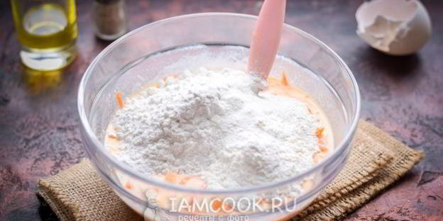 морковные оладьи с рисовой мукой