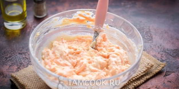 морковные оладьи с рисовой мукой