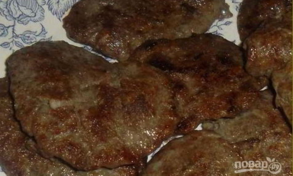 Рецепт оладий из говяжьей печени