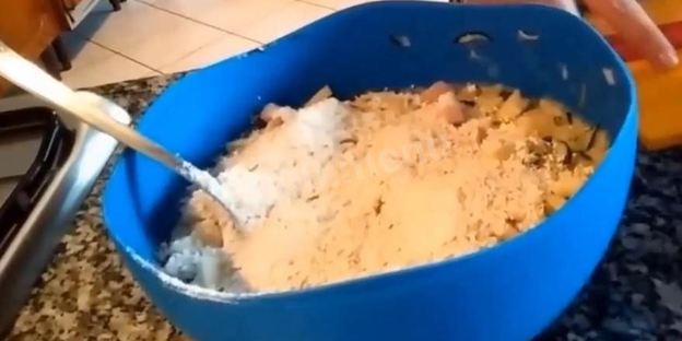 оладьи из кабачков с сыром и ветчиной