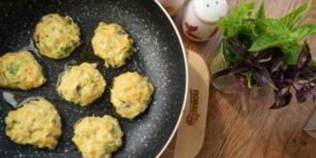 оладьи из кабачков с тыквой в духовке