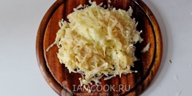 оладьи из цветной капусты и картофеля