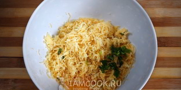 оладьи из цветной капусты с сыром