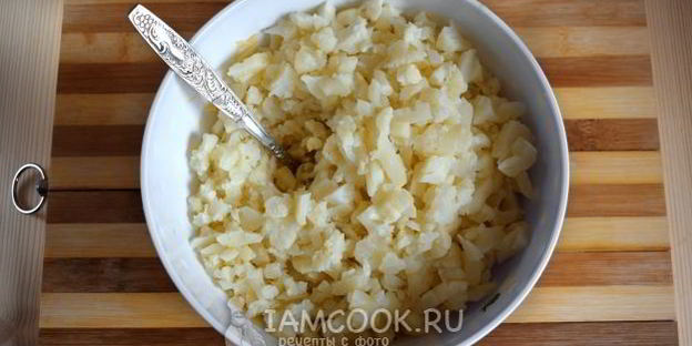 оладьи из цветной капусты с сыром